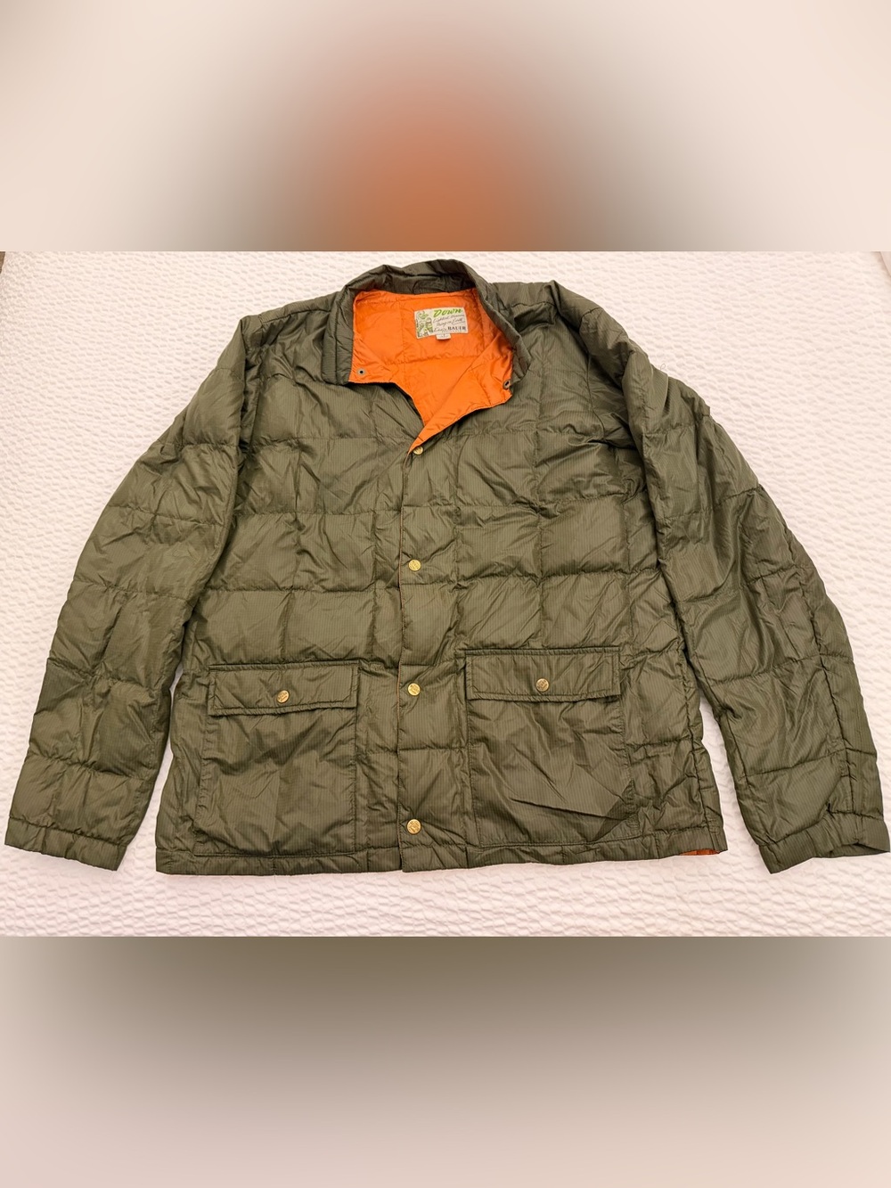 Vintage Eddie Bauer Goose Down Jacket EB 550 Thin Size LT